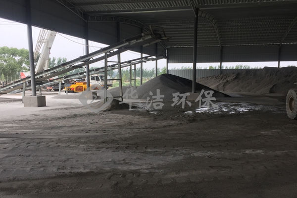 河北霸州固定式建筑垃圾破碎生产线